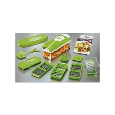 10-Piece Food Slicer Set Green/Clear/White