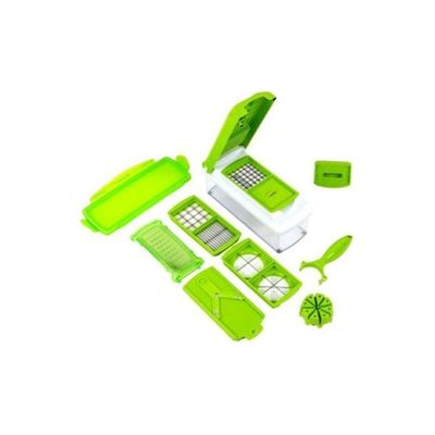 10-Piece Food Slicer Set Green/Clear/White