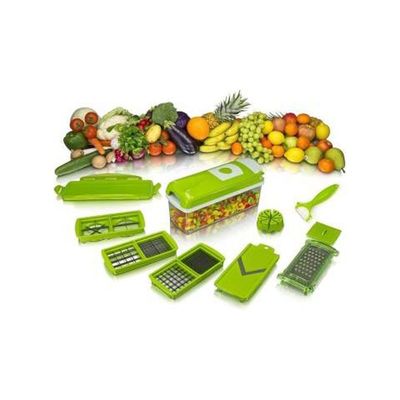 Multifunction Vegetable And Fruit Slicer Green/White