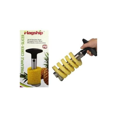 Pineapple Corer-Slicer Silver/Black