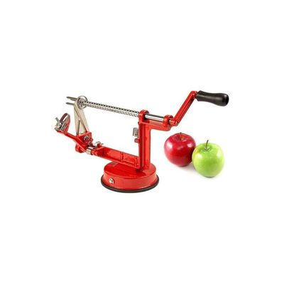 Heavy Duty Apple Peeler Red/Silver/Black 10 x 5.5 x 4.3inch