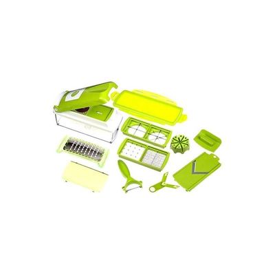 Multifunction Vegetable And Fruit Slicer Green/White Multifunction Vegetable And Fruit Slicer Green/White