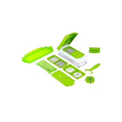 Vegetable And Fruit Slicer Set Green/White/Silver Vegetable And Fruit Slicer Set Green/White/Silver