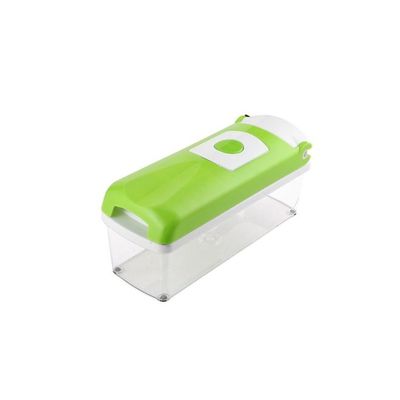 12-Piece All-In-One Vegetable Slicer Green/White/Clear 280x105x135millimeter