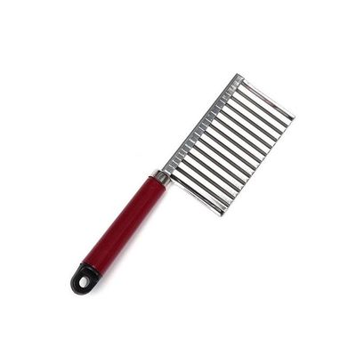 Crinkle Wavy Potato Chips Slicer Red/Silver