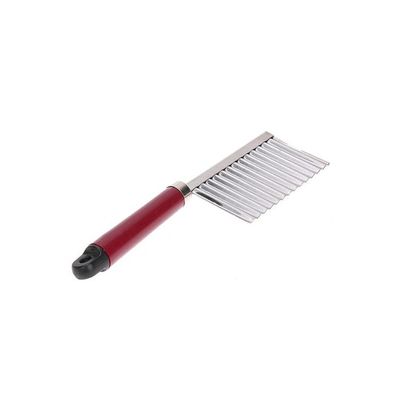 Crinkle Wavy Potato Chips Slicer Red/Silver