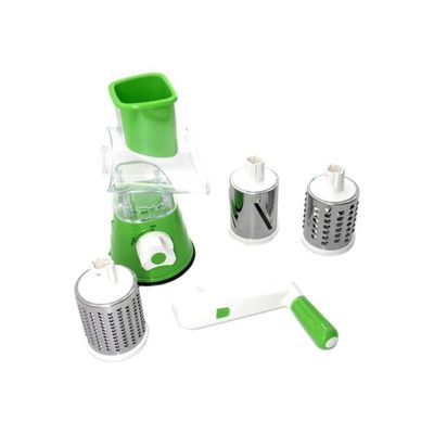 Drum Grater White/Green/Clear