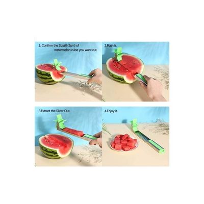 Watermelon Windmill Slicer Green/Silver