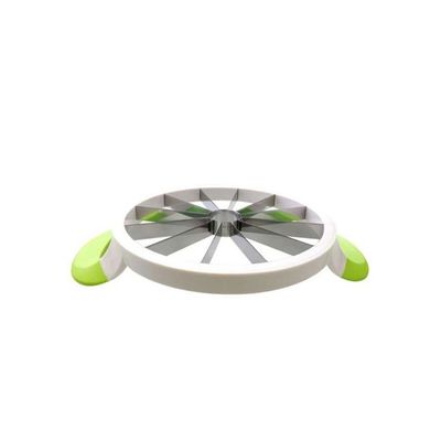 Watermelon Cutting Slicer White/Green/Silver 40centimeter