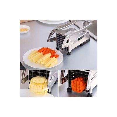 Multipurpose Potato Slicer Silver 260x120x95millimeter