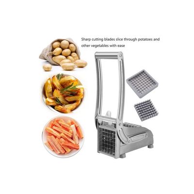 Multipurpose Potato Slicer Silver 260x120x95millimeter