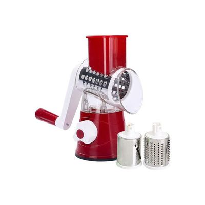 Manual Rotary Cheese Grater Red/White