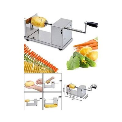 Stainless Steel Potato Slicer Silver