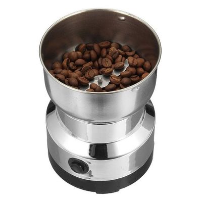 Electric Coffee Grinder Silver/Black/Clear