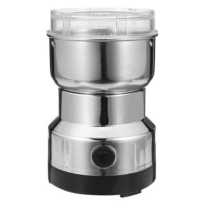 Electric Coffee Grinder Silver/Black/Clear