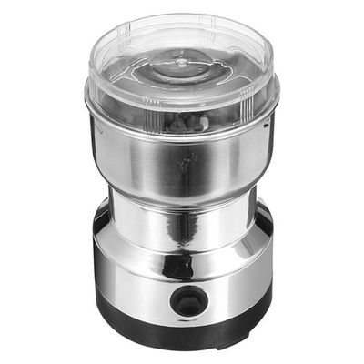 Electric Coffee Grinder Silver/Black/Clear