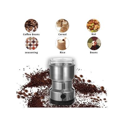 Stainless Steel Coffee Grinder Silver/Black 175 x 105millimeter