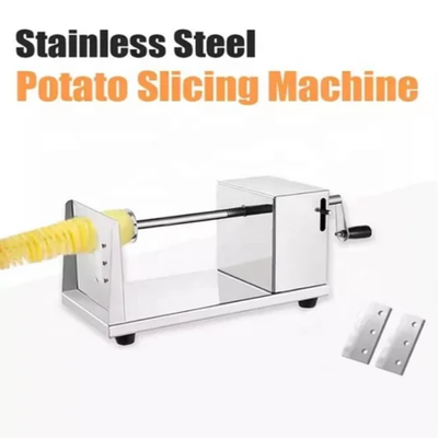 Twisted Potato Slicer Silver