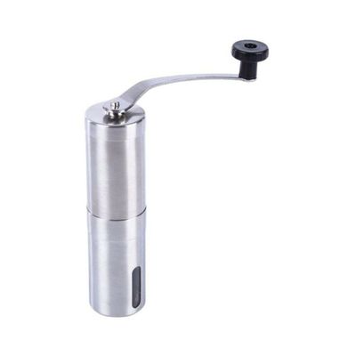 Stainless Steel Coffee Grinder Silver 4.50x4.50x17.50centimeter