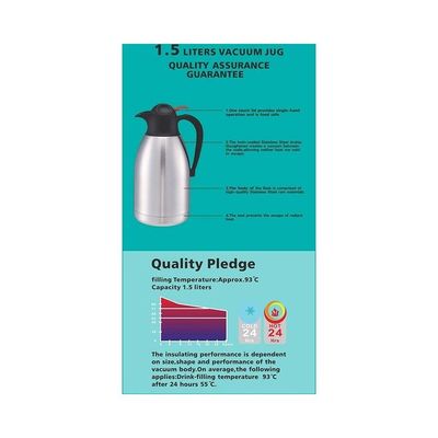 Vacuum Tea Carafe Silver/Black