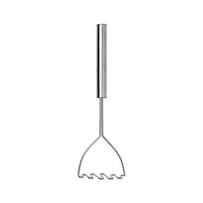 Stainless Steel Potato Masher Silver 18centimeter