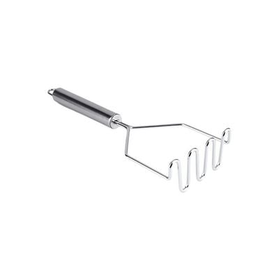 Stainless Steel Potato Masher Silver 3.54x9.84x1.65inch