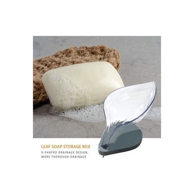 Leaf Soap Holder Transparent 12cm