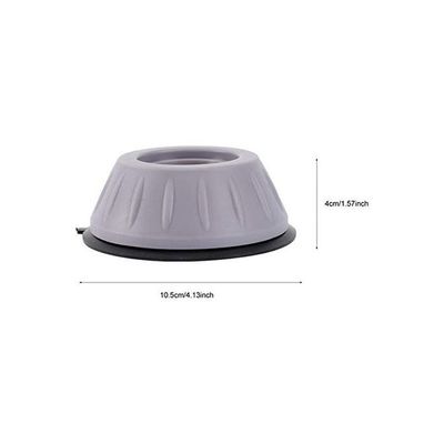 Osaladi 4Pcs Washing Machine Foot Pad Anti Vibration Pads Noise Uction Washing Machine Feet Non Slip Grip Feet Pad For Washer Dryer Grey