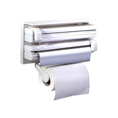 Triple Paper Dispenser White