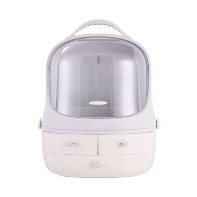 Dust-Proof Cosmetics Receipt Box Grey 31.5x31.5x40.5cm