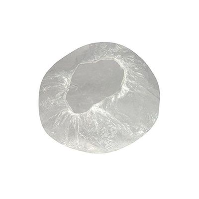 100-Piece Plastic Shower Cap Clear 20g