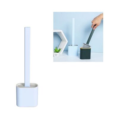 Creative Household Crevice Soft Rubber Long Handle Toilet Brush Multicolour 38 x 6 x 12cm
