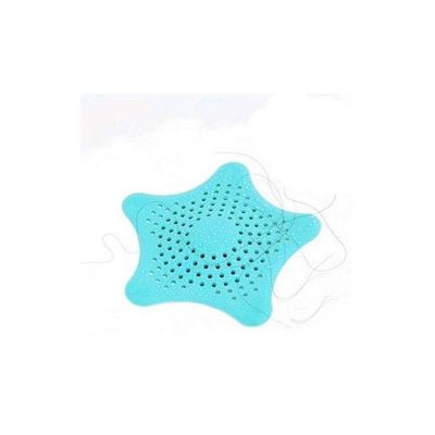 Plastic Starfish Shaped Sink Filter Drain Stopper Blue