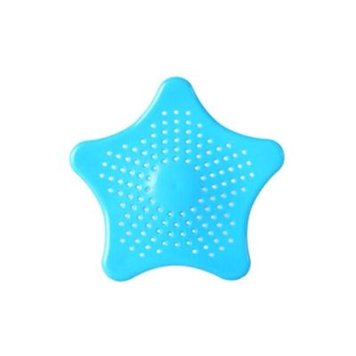 Plastic Starfish Shaped Sink Filter Drain Stopper Blue