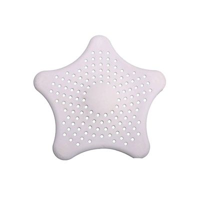 Anti-Clogging Starfish Drain Stoppers White Standard