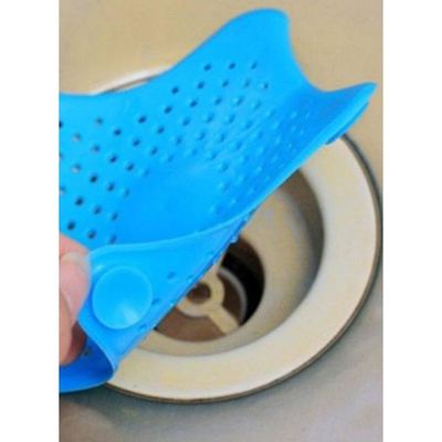 5-Piece Starfish Shaped Anti-Clogging Drain Stopper Blue