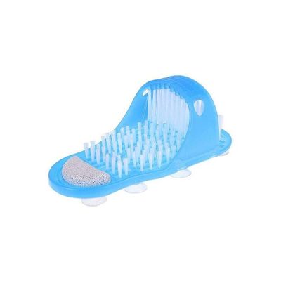 New Plastic Bath Shower Feet Massage Blue