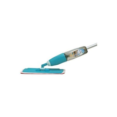 Healthy Spray Floor Cleaning Mop Blue/Silver 52.5x17centimeter