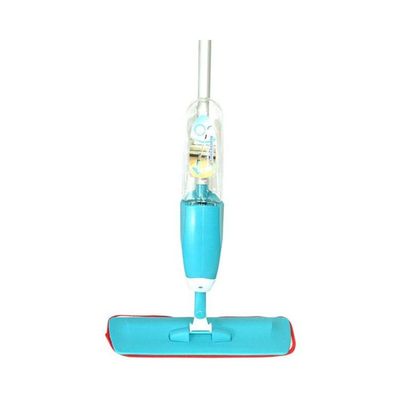 Healthy Spray Floor Cleaning Mop Blue/Silver 52.5x17centimeter