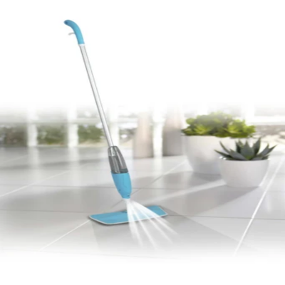 Healthy Spray Floor Cleaning Mop Blue/Silver 52.5x17centimeter