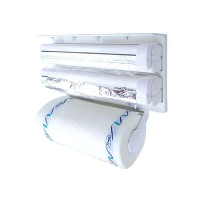 Triple Paper Dispenser With Cutter White