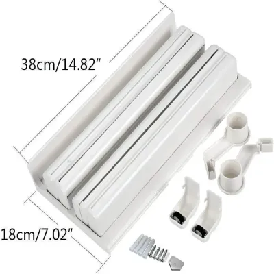 Kitchen Triple Paper Dispenser White 28x48centimeter