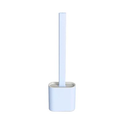 Hanging Silicone Toilet Brush With Holder Blue 365x98x43millimeter