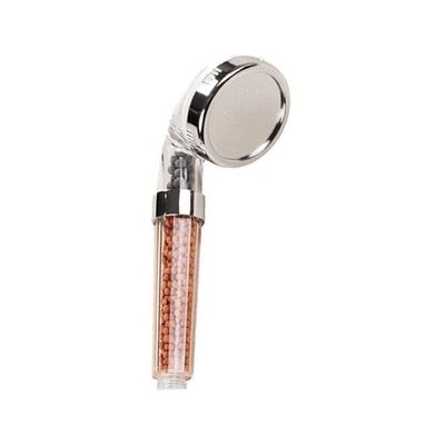 Handheld Shower Head With Energy Balls Silver/Orange L