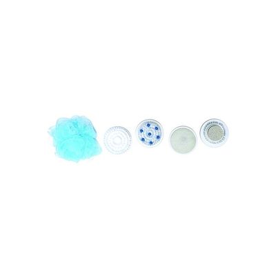Rolled Bath Brush Blue/White 20.3 x 9.5 30.5centimeter