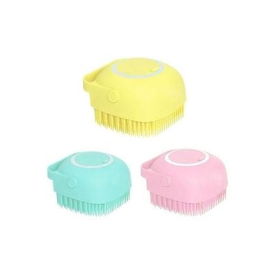 3-Piece Massage Bath Brush Multicolour 5.7cm