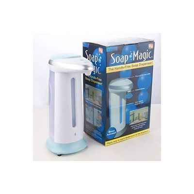 Magic Hands Soap Dispenser White/Blue