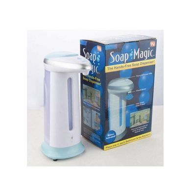Liquid Soap Dispenser White/Blue 400ml
