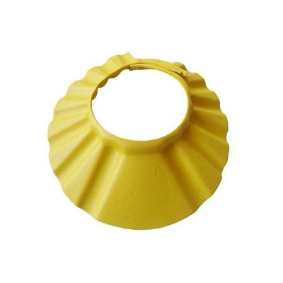 Baby Bath Adjustable Shower Cap Yellow 12 x 15inch