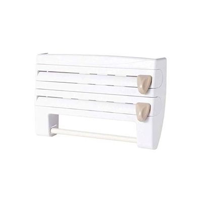 Paper Holder With Cutter White 39x10x24centimeter